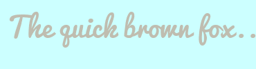 Image with Font Color BFBDB0 and Background Color CCFFFF